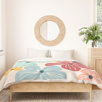 Frangipani flowers - bright Duvet Cover Gallery Image 3
