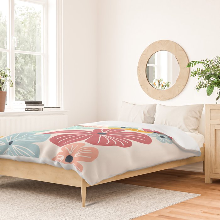 Frangipani flowers - bright Duvet Cover Gallery Image 2