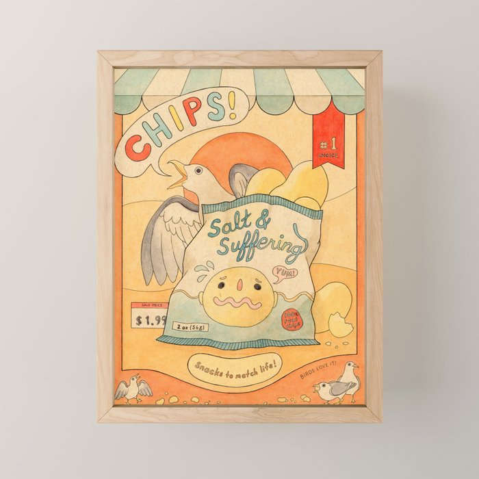 Chips Mini Art Print Gallery Image 1