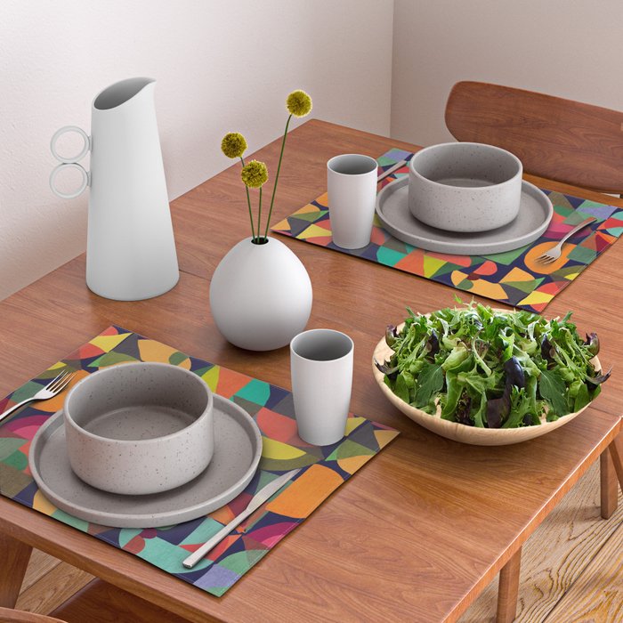 Color Blocks Placemat Gallery Image 2