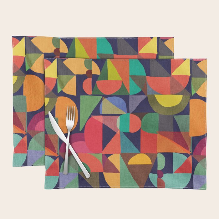 Color Blocks Placemat Gallery Image 1