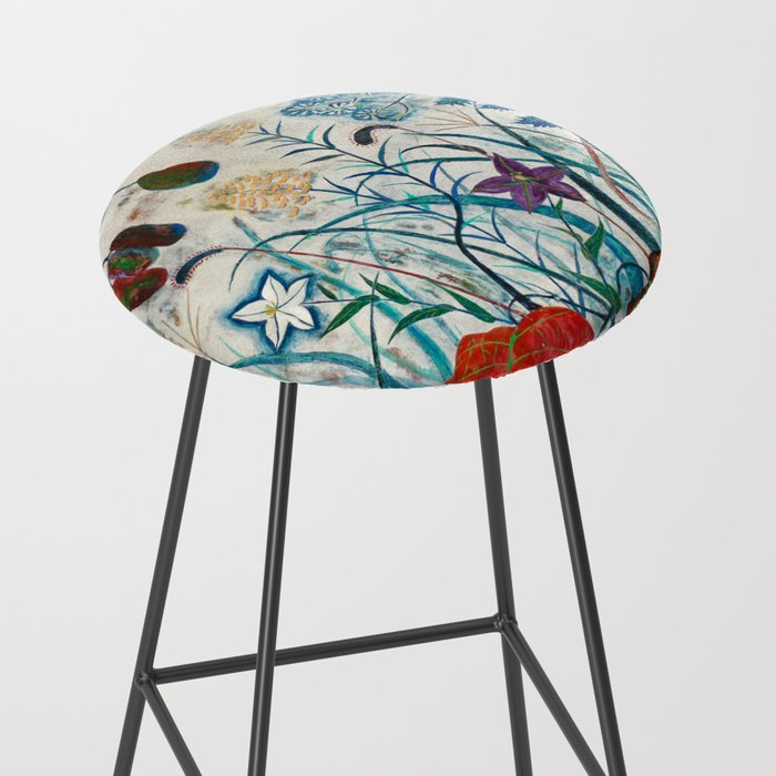 nature Japanese painting Stool Gallery Image 2