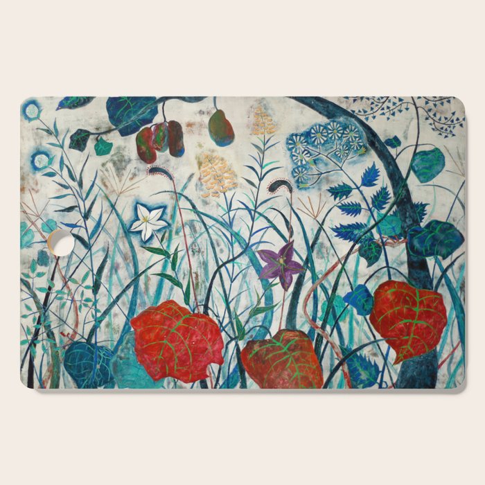 nature Japanese painting Cutting Board Gallery Image 1