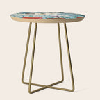 nature Japanese painting Side Table Gallery Image 1