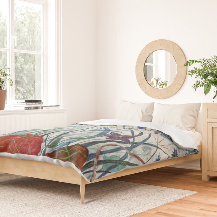 nature Japanese painting Duvet Cover Gallery Image 2