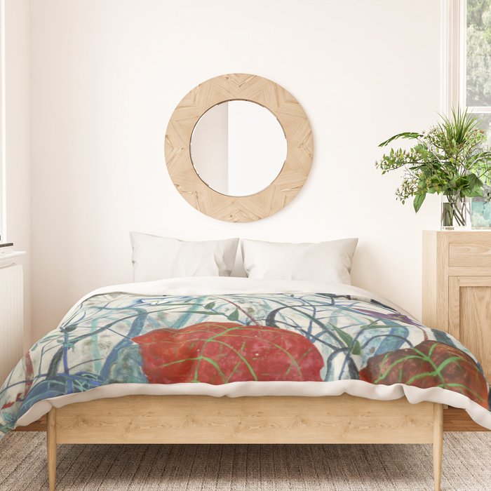 nature Japanese painting Duvet Cover Gallery Image 3