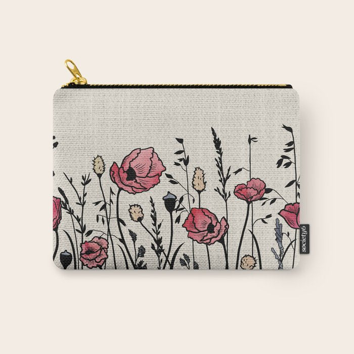 Summer Field (neutral remix) Carry All Pouch Gallery Image 1