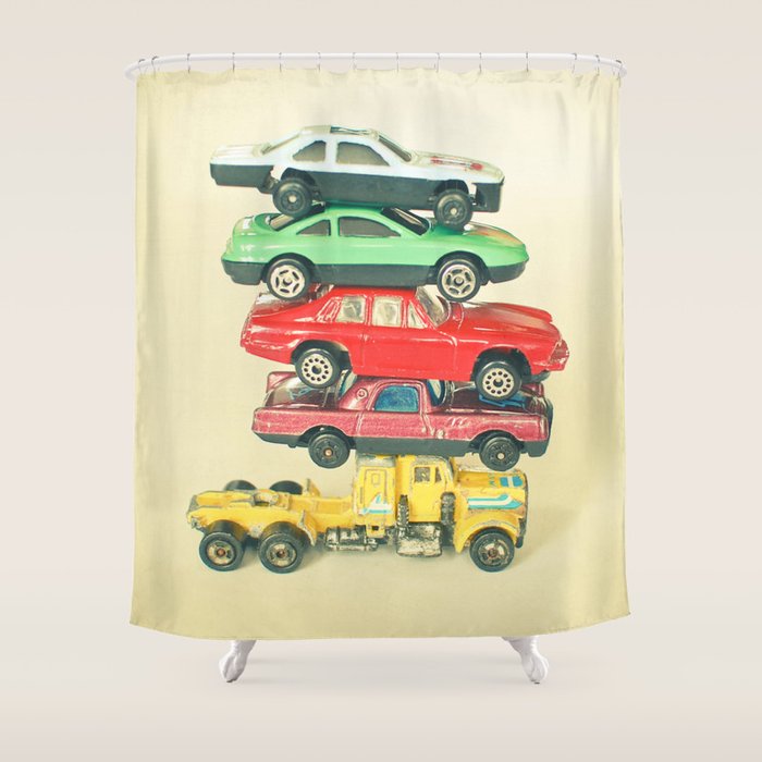 Pile Up Shower Curtain Gallery Image 1