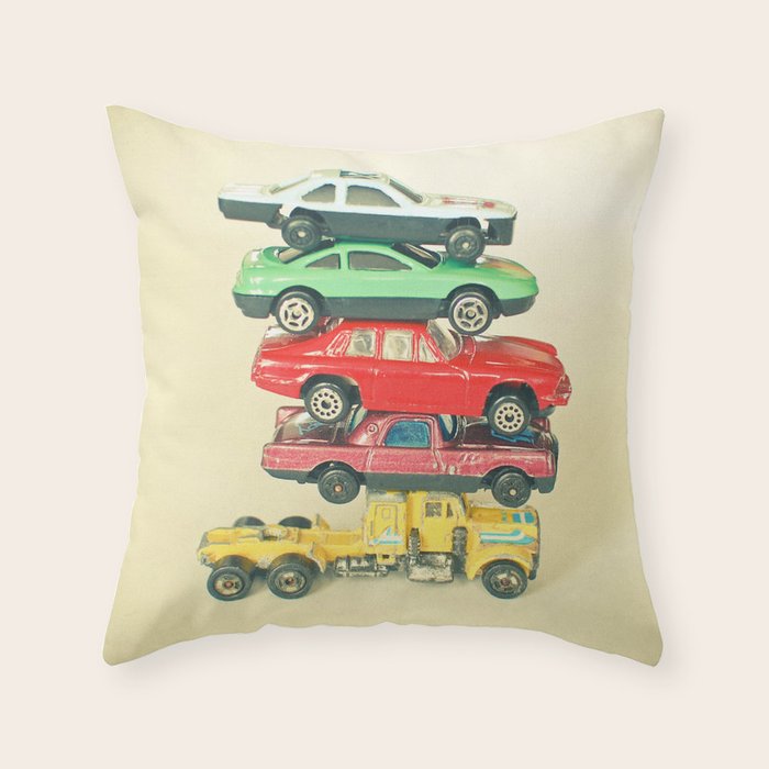 Pile Up Throw Pillow Gallery Image 1