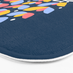 Florals Looking Up Bath Mat Gallery Image 3