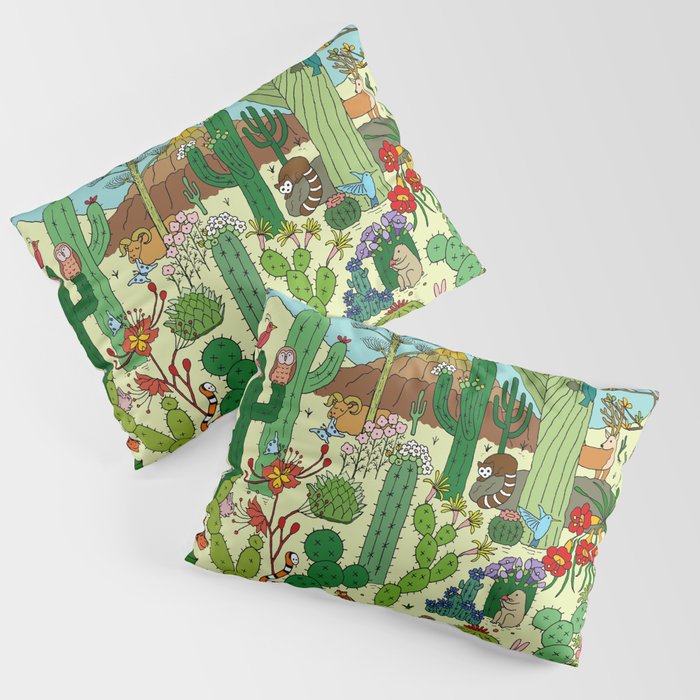 Arizona Desert Museum Pillow Sham Gallery Image 1