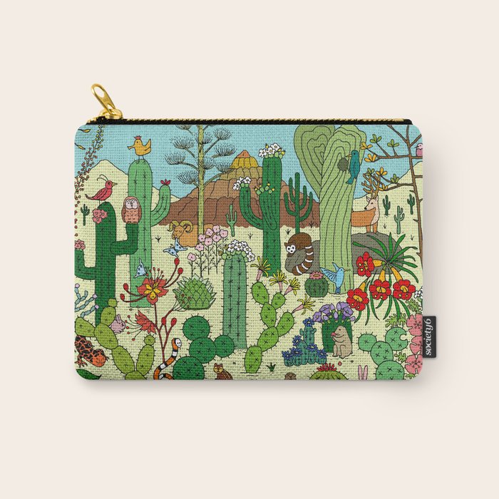 Arizona Desert Museum Carry All Pouch Gallery Image 1