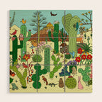 Arizona Desert Museum Wood Wall Art Gallery Image 1