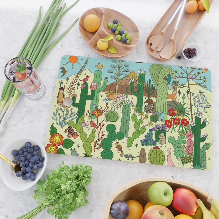 Arizona Desert Museum Cutting Board Gallery Image 2