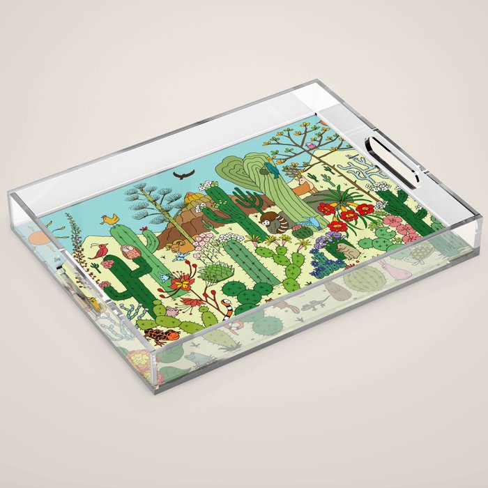 Arizona Desert Museum Acrylic Tray Gallery Image 1