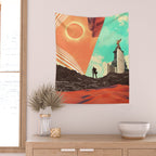 Leaving the Void Wall Tapestry Gallery Image 2