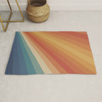 Retro 70s Sunrays Rug Gallery Image 1