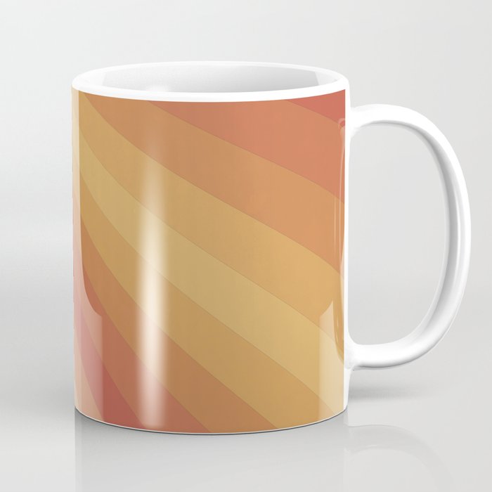 Retro 70s Sunrays Coffee Mug Gallery Image 1