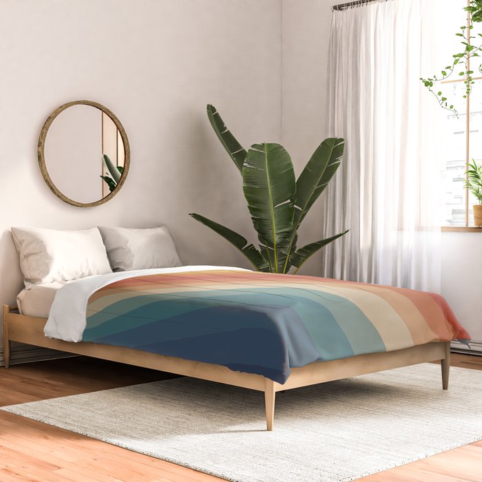 Retro 70s Sunrays Comforter Gallery Image 2