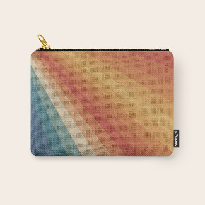 Retro 70s Sunrays Carry All Pouch Gallery Image 1