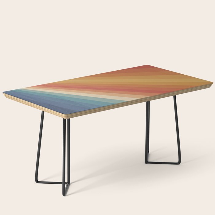 Retro 70s Sunrays Coffee Table Gallery Image 1