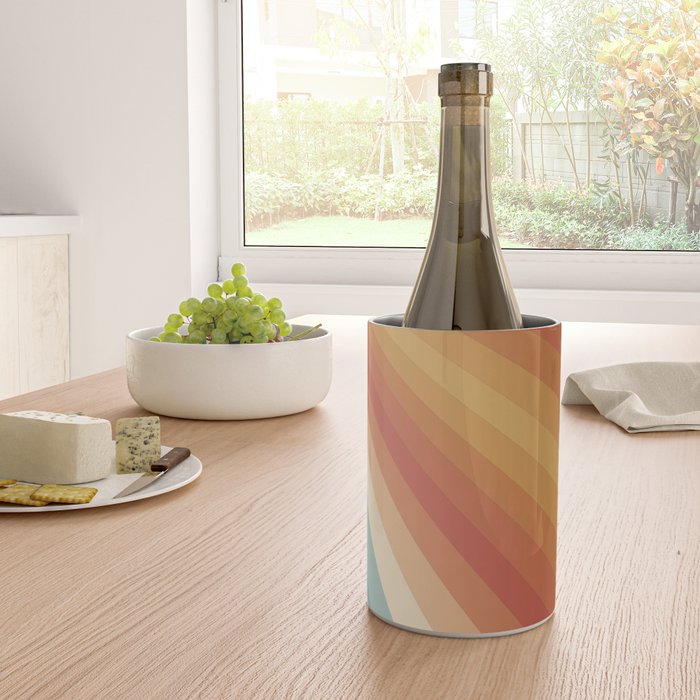 Retro 70s Sunrays Wine Chiller Gallery Image 4