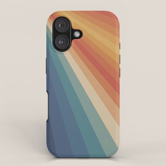 Retro 70s Sunrays iPhone Case Gallery Image 1