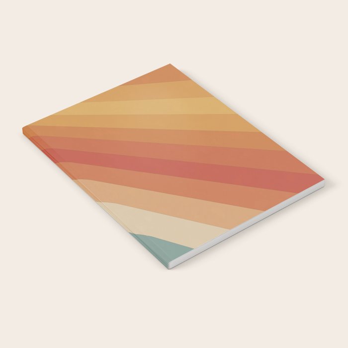 Retro 70s Sunrays Notebook Gallery Image 1
