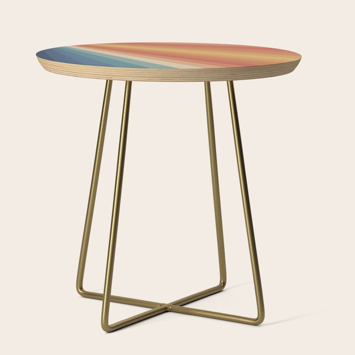Retro 70s Sunrays Side Table Gallery Image 1