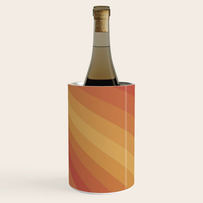 Retro 70s Sunrays Wine Chiller Gallery Image 3