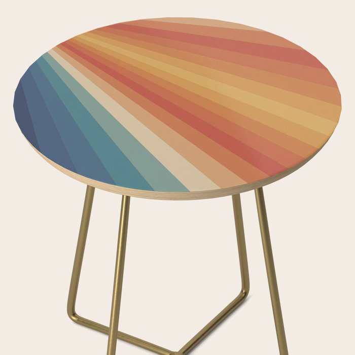 Retro 70s Sunrays Side Table Gallery Image 2
