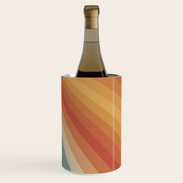 Retro 70s Sunrays Wine Chiller Gallery Image 1