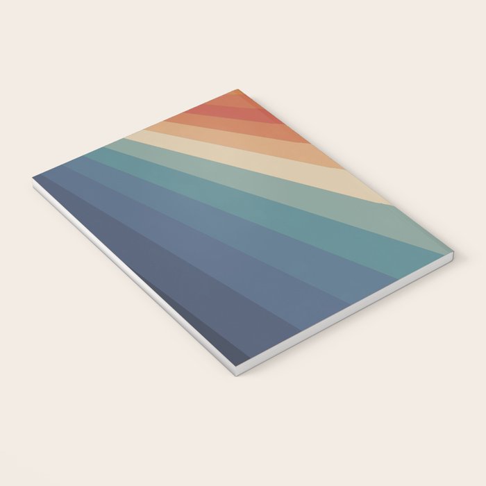 Retro 70s Sunrays Notebook Gallery Image 3
