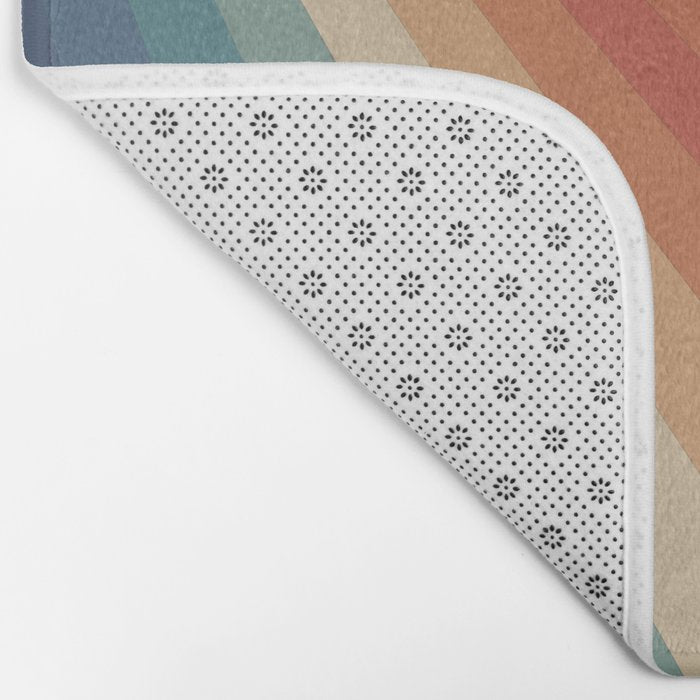 Retro 70s Sunrays Bath Mat Gallery Image 2