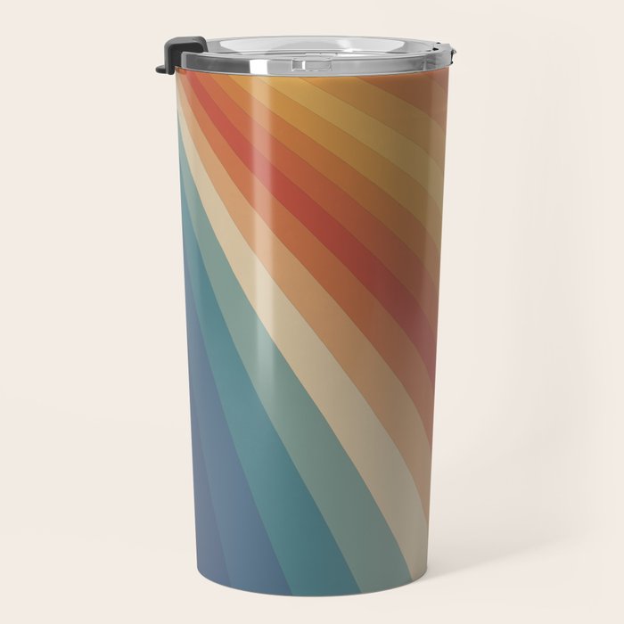 Retro 70s Sunrays Travel Mug Gallery Image 3