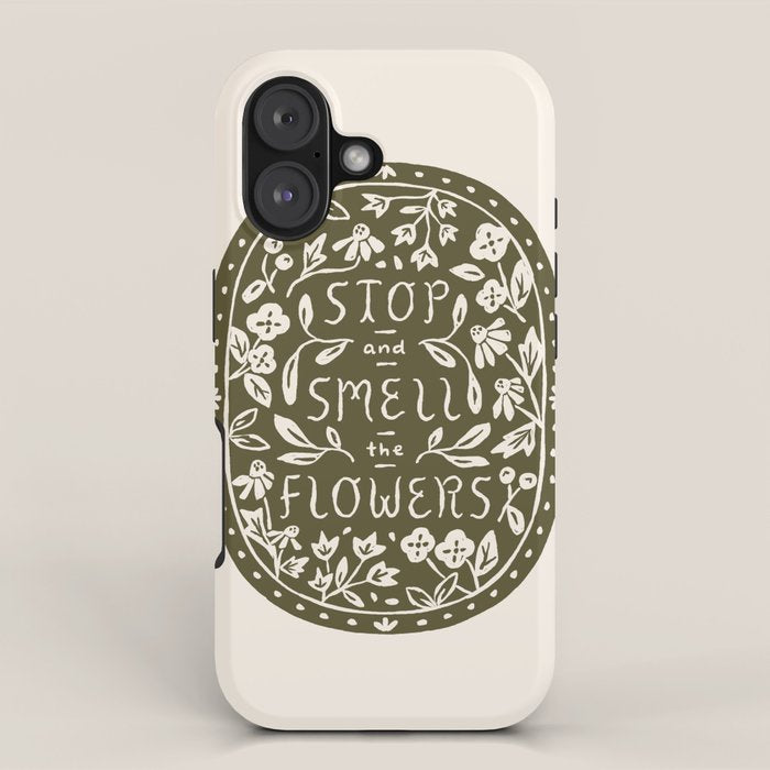Stop and Smell the Flowers iPhone Case Gallery Image 1