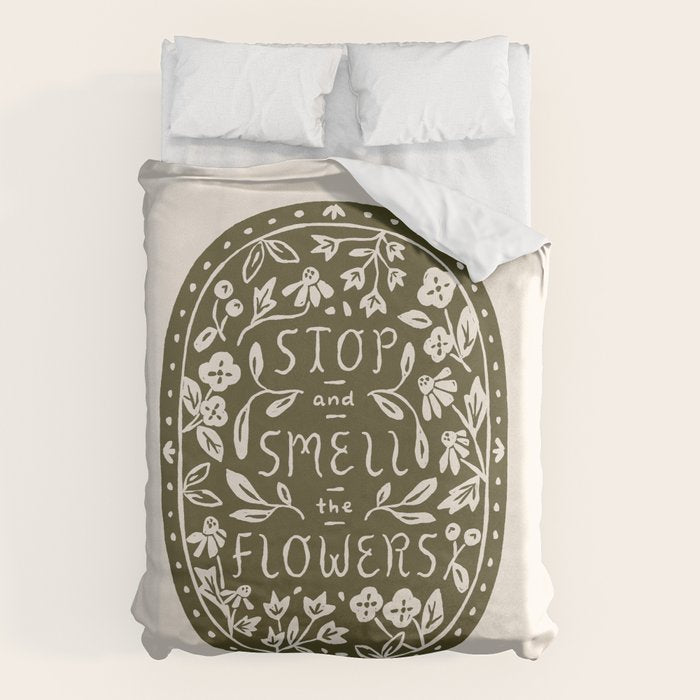 Stop and Smell the Flowers Duvet Cover Gallery Image 1