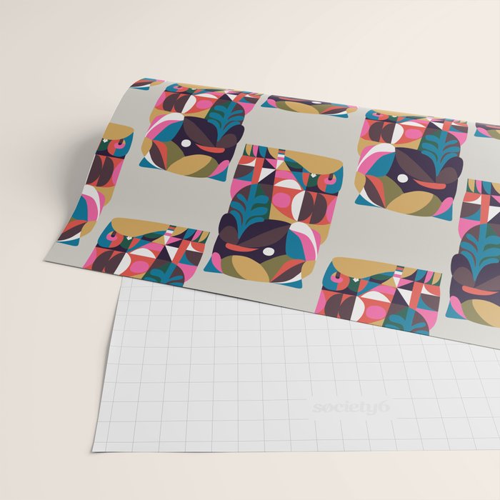 Nordic Pug Wrapping Paper Gallery Image 2