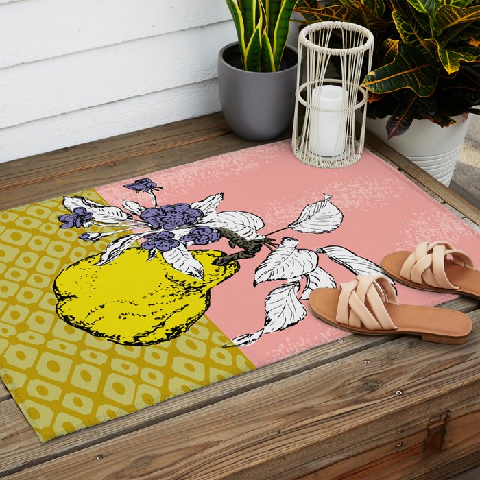 Super fruits - Pear  gift of the gods Outdoor Rug Gallery Image 2