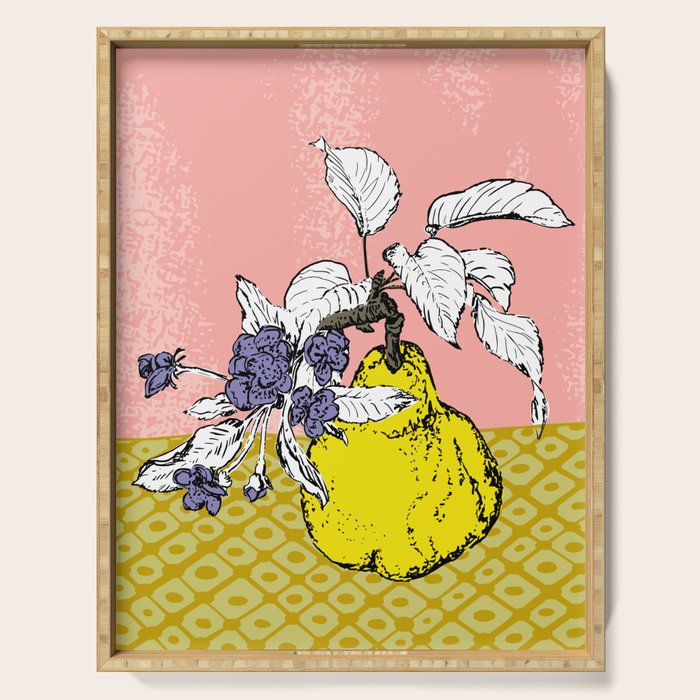 Super fruits - Pear  gift of the gods Serving Tray Gallery Image 1