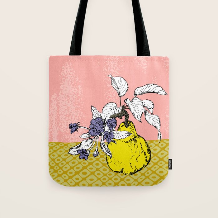 Super fruits - Pear  gift of the gods Tote Bag Gallery Image 1