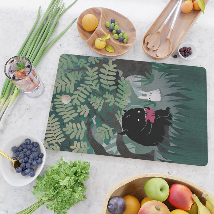 Another Quiet Spot (in Green) Cutting Board Gallery Image 2