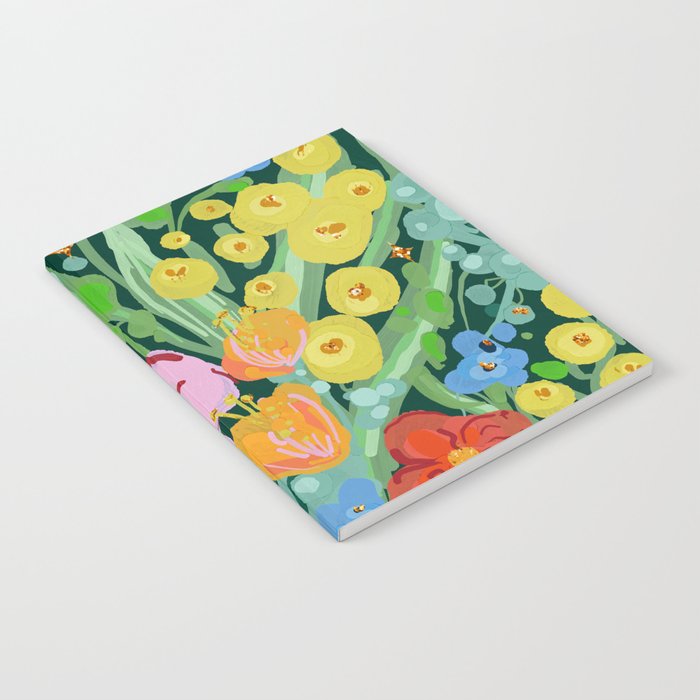 Vibrant Floral Terrarium Illustration Notebook Gallery Image 2
