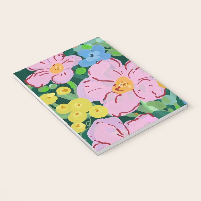 Vibrant Floral Terrarium Illustration Notebook Gallery Image 3