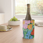 Vibrant Floral Terrarium Illustration Wine Chiller Gallery Image 4