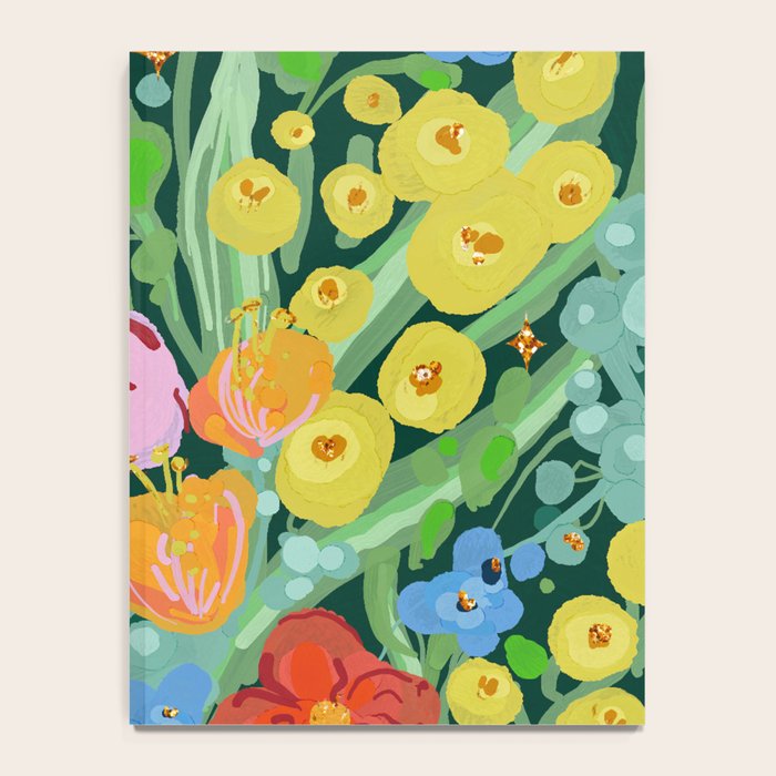 Vibrant Floral Terrarium Illustration Notebook Gallery Image 4
