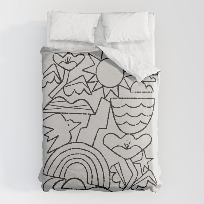 Stack No. 2 Duvet Cover Gallery Image 1