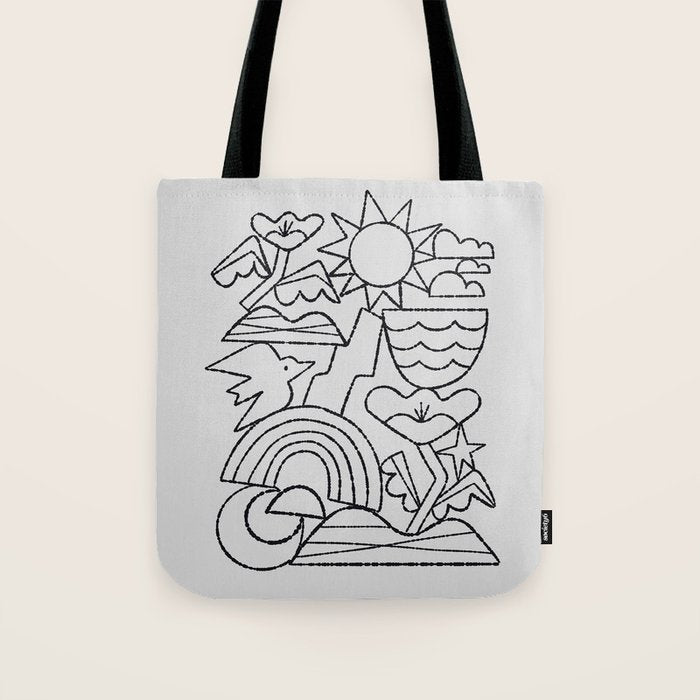 Stack No. 2 Tote Bag Gallery Image 1