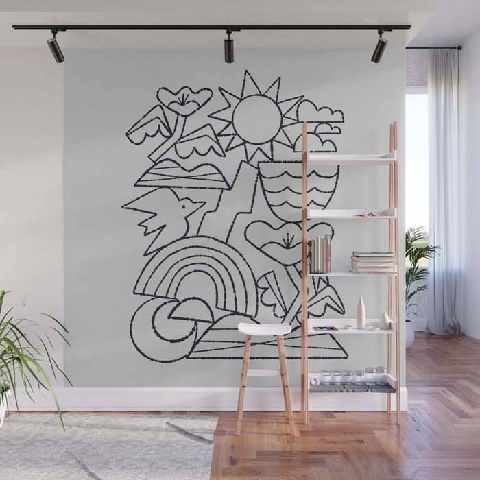 Stack No. 2 Wall Mural Gallery Image 1
