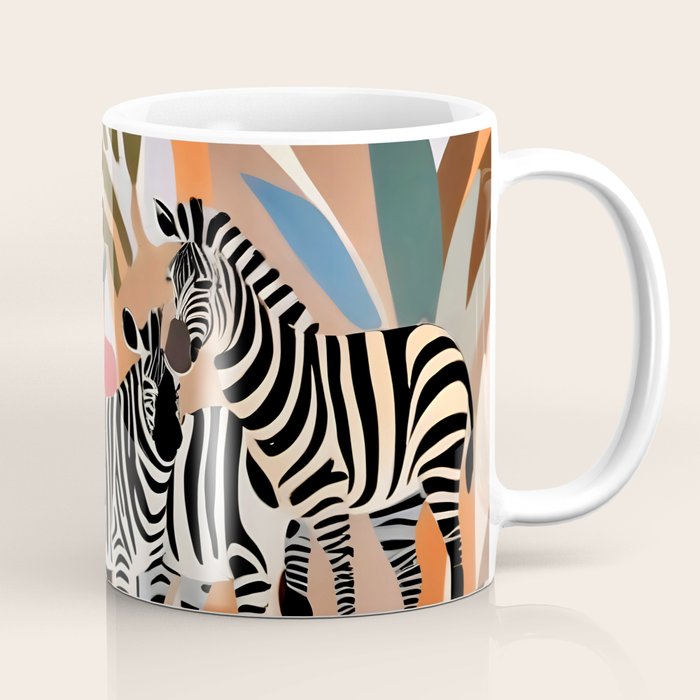 Three Zebras Coffee Mug Gallery Image 1